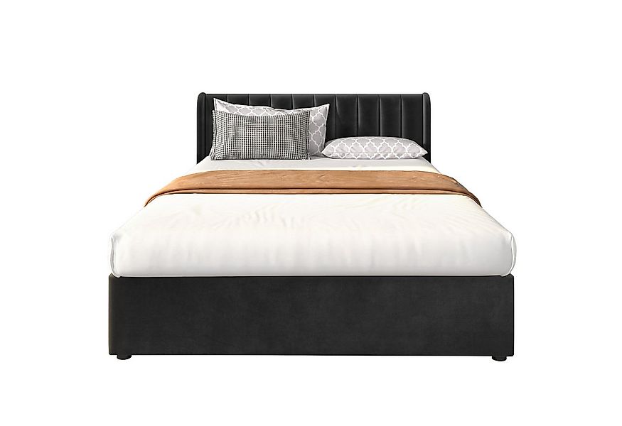 HAUSS SPOLE Polsterbett Doppelbett Polsterbett Funktionsbett Bettrahmen Hol günstig online kaufen