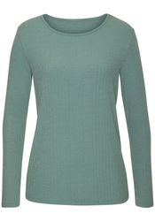Vivance Langarmshirt mit modischer Rippstruktur aus günstig online kaufen