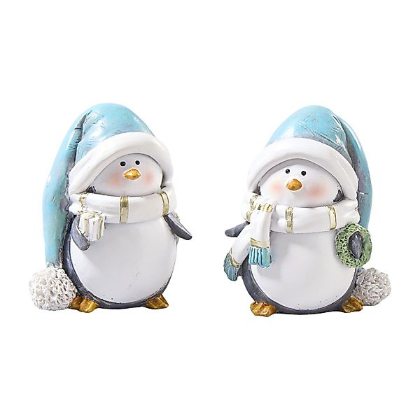 Florissima Dekofigur Süsses Pinguin Set hellblau günstig online kaufen