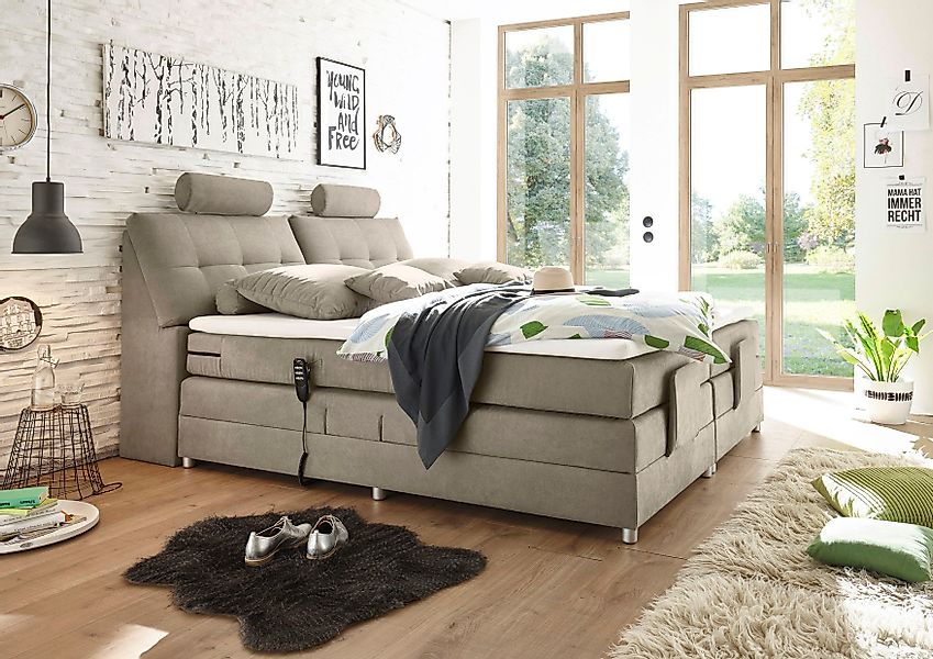 ED EXCITING DESIGN Boxspringbett Palermo, inkl. günstig online kaufen