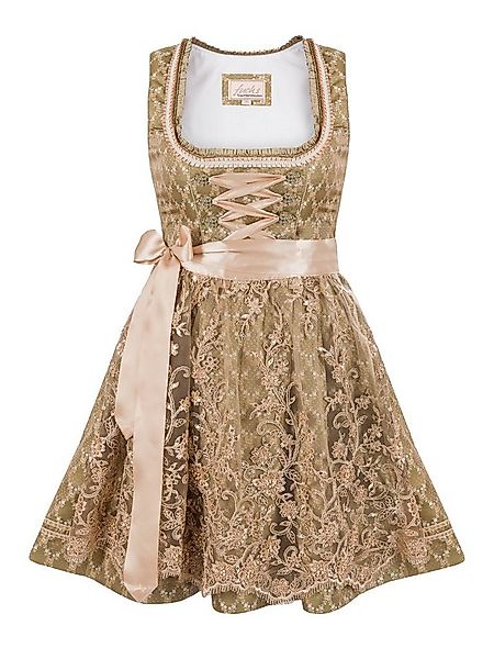 Trachten24.de Dirndl Mini Dirndl Sophia schilf (2-tlg) Rockteil 50cm günstig online kaufen