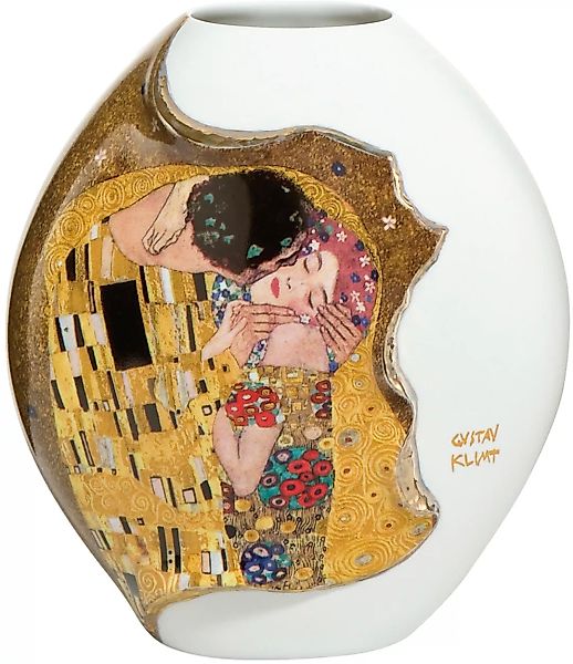 Goebel Vase Gustav Klimt - Der Kuss bunt günstig online kaufen