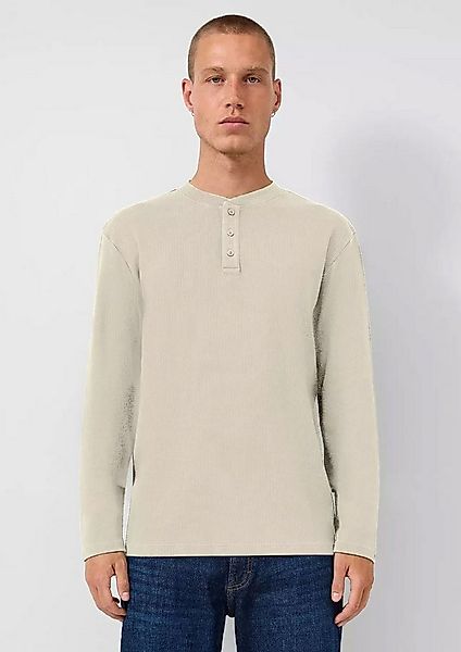 QS Longsleeve Longsleeve gerippt, regular Fit günstig online kaufen