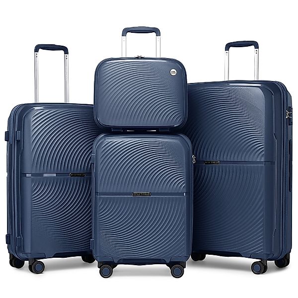 British Traveller Kofferset Reisekoffer-Set, 4-teiliges Hartschalen-Spinner günstig online kaufen