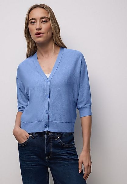 STREET ONE Strickjacke mit V-Ausschnitt günstig online kaufen