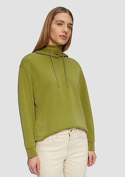 s.Oliver Sweatshirt Sweatshirt Hoodie aus Scuba im Relaxed Fit günstig online kaufen