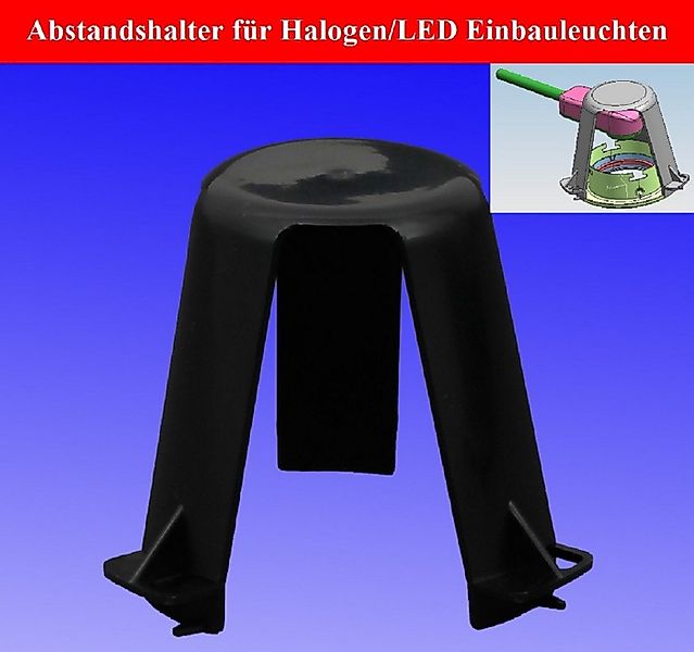 TRANGO Einbauleuchte, 20er Pack Abstandshalter ASH*20 Hitzeschutz für LED H günstig online kaufen
