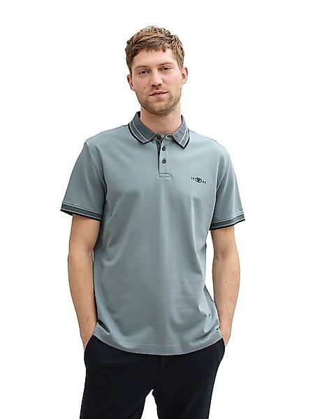 TOM TAILOR Poloshirt POLO WITH PRINT (1-tlg) mit Stretch günstig online kaufen
