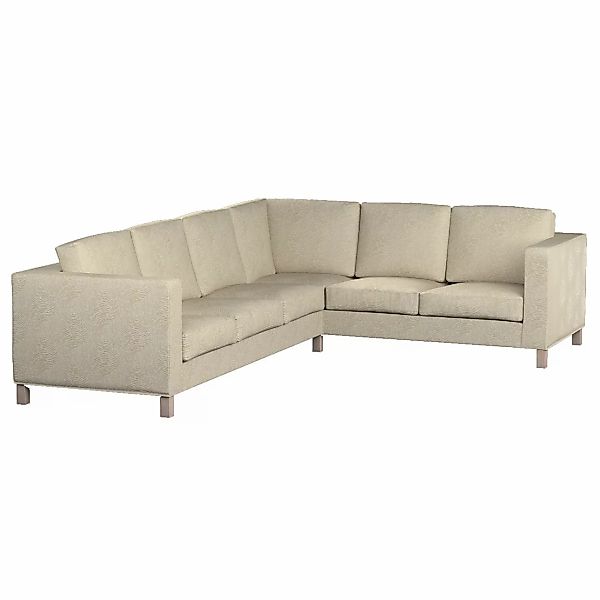 Bezug für Karlanda Sofa Ecke links, beige-golden, 36cm x 30cm x 50cm, Livin günstig online kaufen