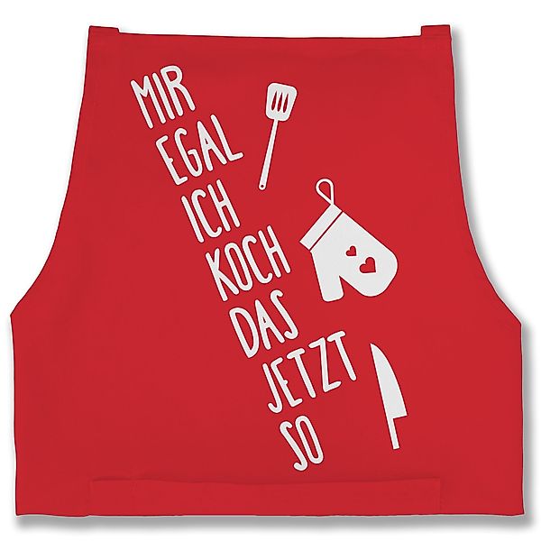 Shirtracer Kochschürze Mir egal ich koch günstig online kaufen