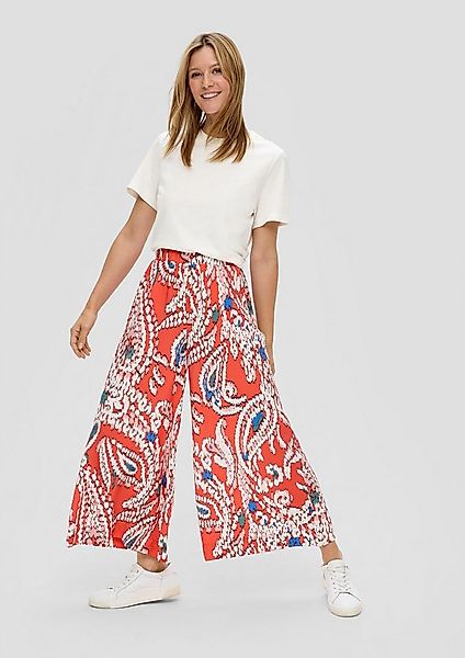 s.Oliver Culotte Hose Stoffhose mit Elastikbund günstig online kaufen