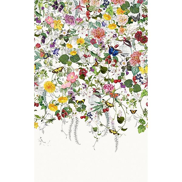 Marburg Fototapete Floral Modern 3,4 m x 2,12 m Weiß FSC® günstig online kaufen