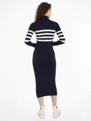 Tommy Jeans Sweatkleid "TJW STRIPE MIDI SWEATER DRESS" mit Streifendesign günstig online kaufen