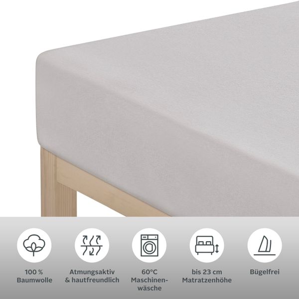 andas Spannbettlaken "Greta in Gr. 90x200, 140x200 oder 180x200 cm" Premium günstig online kaufen