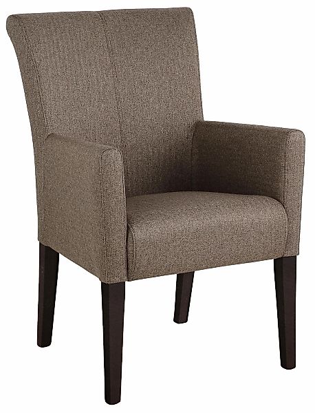 Home affaire Esszimmerstuhl "King" () Polsterstuhl, Armlehnstuhl, Gestell M günstig online kaufen