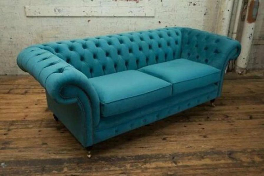 JVmoebel Chesterfield-Sofa, Chesterfield Couch Textil Stoff Sofa Möbel Edle günstig online kaufen