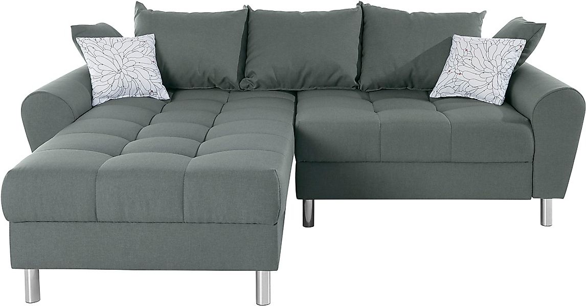 COLLECTION AB Ecksofa "Rada L-Form", inklusive Hocker, Bettfunktion und Fed günstig online kaufen