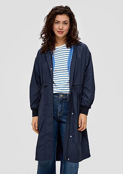 s.Oliver Funktionsmantel Verstellbarer Parka in Crinkle-Optik günstig online kaufen
