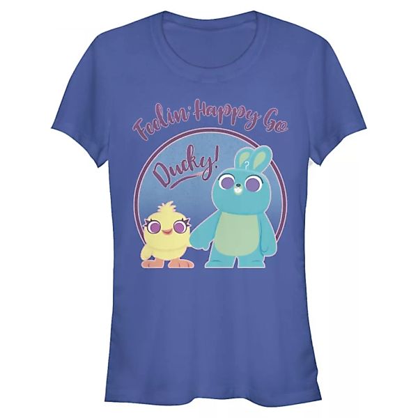 Pixar - Toy Story - Gruppe Ducky Bunny Pastel - Frauen T-Shirt günstig online kaufen