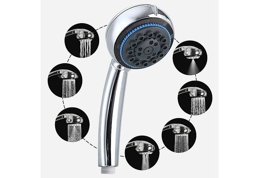 Euroshowers GmbH Brausegarnitur Duschbrause Handbrause mit Brauseschlauch S günstig online kaufen