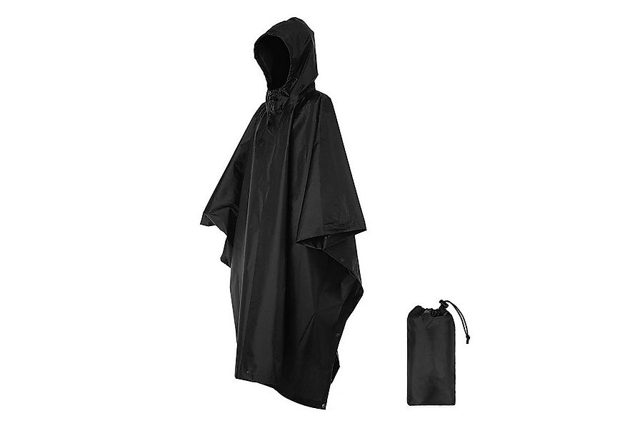 GARRYFIZH Regenmantel 3-in-1 wasserdichter Regenponcho 210T Polyester günstig online kaufen