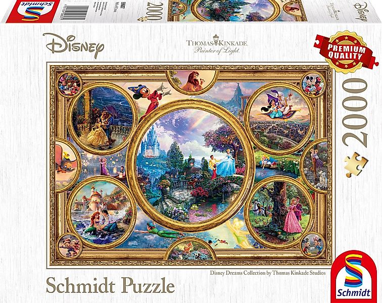 Schmidt Spiele Puzzle Disney, Collage, 2000 günstig online kaufen