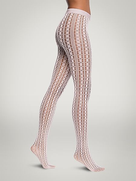 Wolford - Crochet Net Tights, Frau, marsh-mellow, Größe: L günstig online kaufen