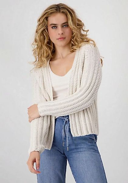 Monari Strickjacke "Jacke Stricküberwurf", Ohne Knopfleiste günstig online kaufen