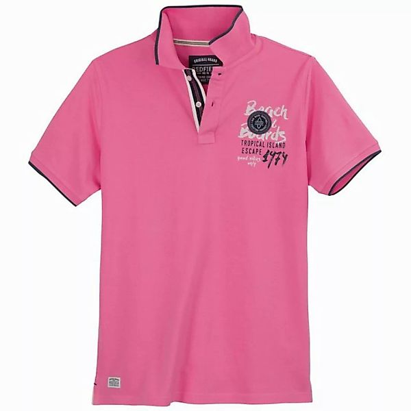 redfield Poloshirt Redfield Übergrößen Poloshirt beere Beach & Boards günstig online kaufen