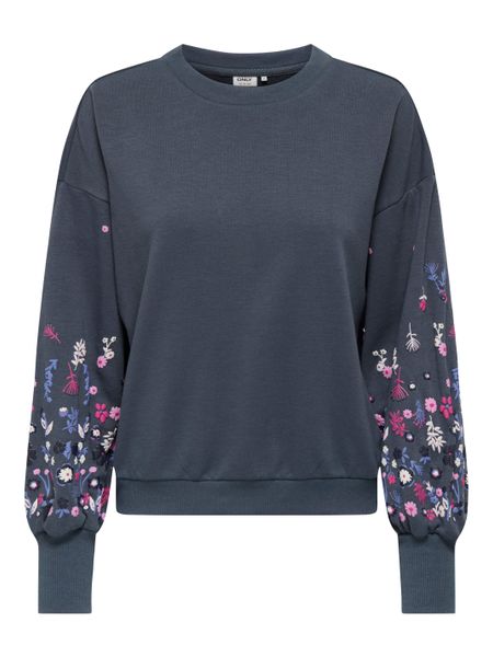 ONLY Sweatshirt ONLBROOKE L/S O-NECK FLOWER günstig online kaufen