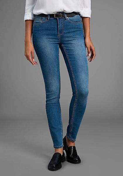 Arizona Slim-fit-Jeans "Shaping" enge Passform, Röhrenjeans, Used-Look-Wasc günstig online kaufen
