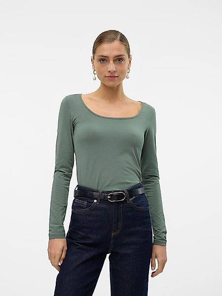 Vero Moda Langarmshirt VMLULU LS U-NECK günstig online kaufen