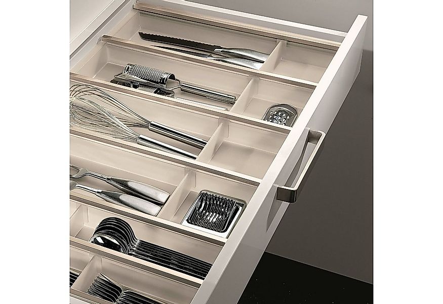 SO-TECH® Besteckeinsatz Cuisio Besteckeinsatz transluzent-weiß Schubladenei günstig online kaufen