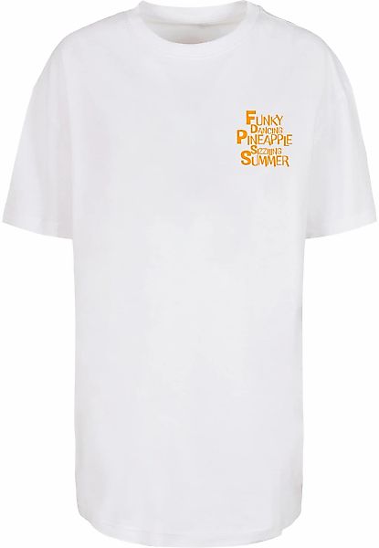 Merchcode T-Shirt "Merchcode Ladies Funky Pineapple Oversized Tee" 1 Stk. günstig online kaufen