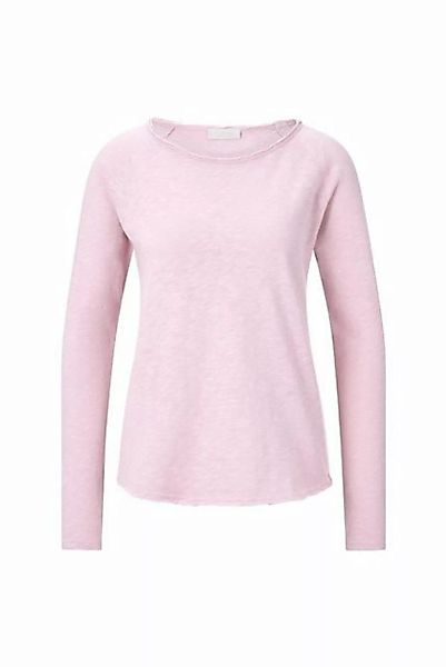 Rich & Royal Sweatshirt Organic Heavy Jersey Longsleeve, rose quartz günstig online kaufen