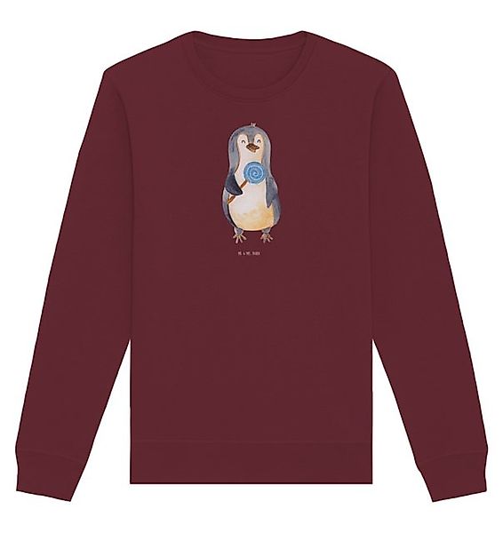 Mr. & Mrs. Panda Longpullover Pinguin Lolli Größe M - Burgundy - Geschenk, günstig online kaufen