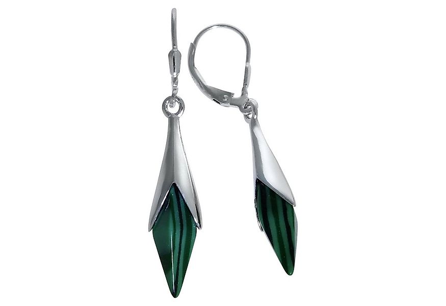 Vivance Paar Ohrhänger 925/- Sterling Silber synth. Malachit günstig online kaufen