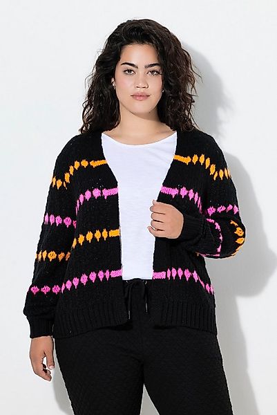 Angel of Style Strickjacke Strickjacke Straight Fit Neon-Details günstig online kaufen