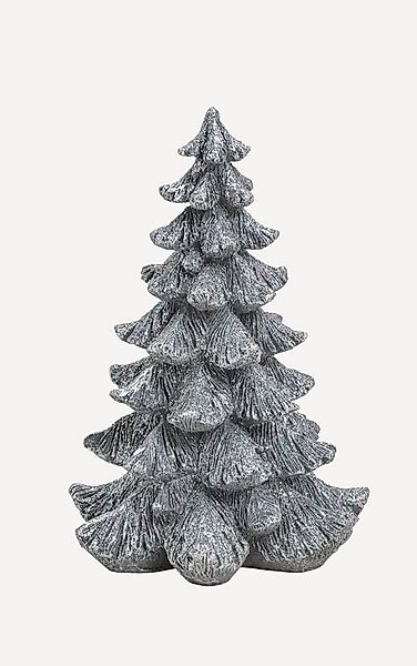 Seyila Home Dekofigur Deko Tannenbaum/Weihnachtsbaum aus Poly mit Glitter günstig online kaufen