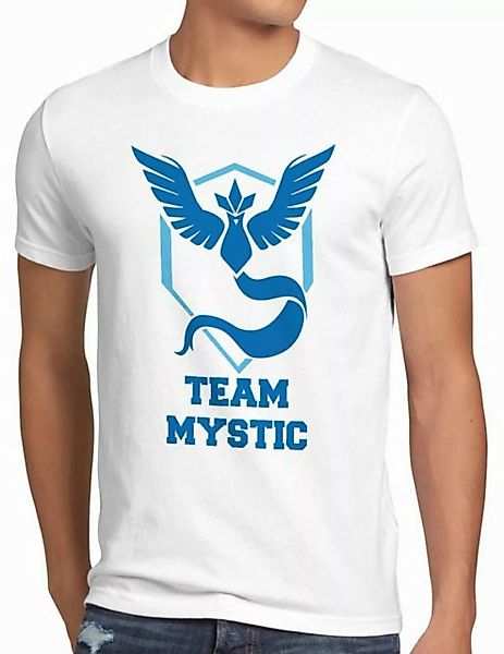 style3 T-Shirt Team Mystic Team Blau Blue Weisheit kampf pokeball poke eis günstig online kaufen