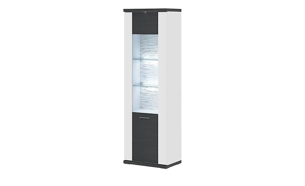 uno Vitrine  Titan ¦ grau ¦ Maße (cm): B: 66 H: 207 T: 42.0 Schränke > Vitr günstig online kaufen