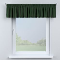 Kurzgardine mit Kräuselband, dunkelgrün, 390 x 40 cm, Quadro (144-33) günstig online kaufen