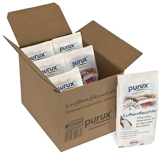 purux Luftentfeuchter Luftentfeuchter Granulat 3,6kg 6x 600g Entfeuchter na günstig online kaufen