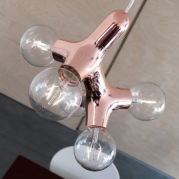 DNA Designer-Pendelleuchte DOUBLE-5, kupfer günstig online kaufen