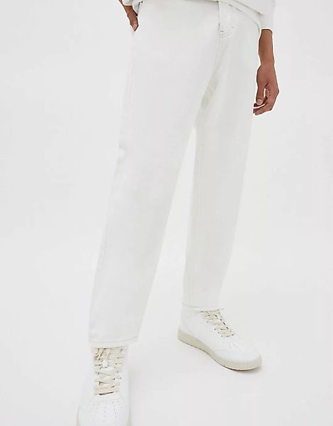 Pull&Bear – Jeans in Weiß mit Dad-Passform günstig online kaufen