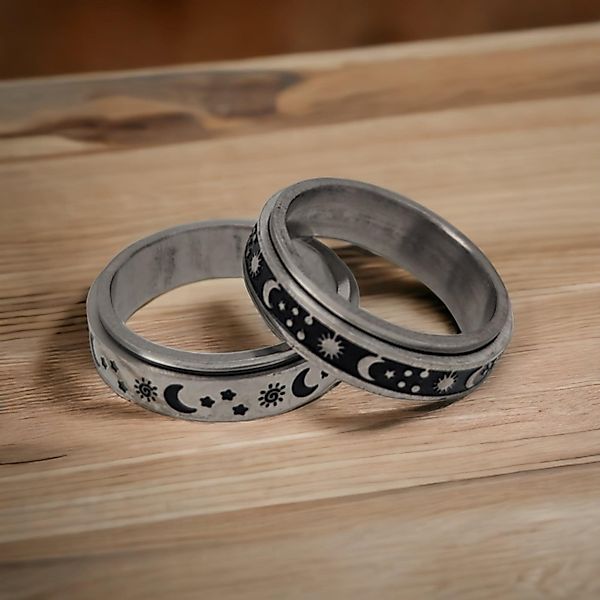 Eyecatcher Fingerring Anti Stress Ring Sonne günstig online kaufen