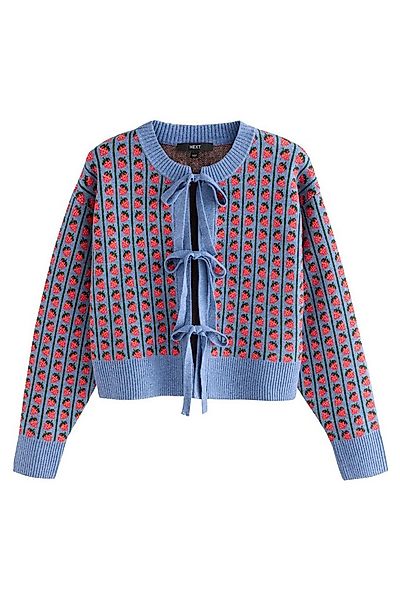Next Strickjacke Superweiche Strickjacke mit Bindedetail vorne (1-tlg) günstig online kaufen