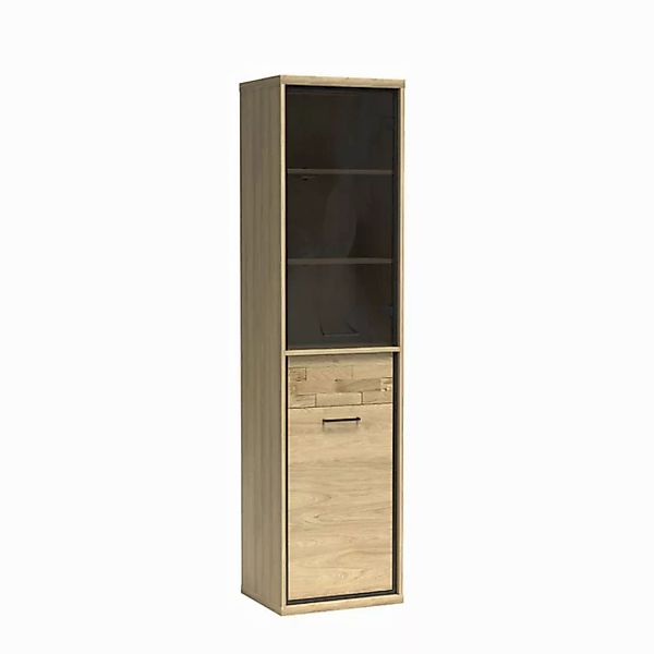 Lomadox Vitrine MEGARA-161 Wohnzimmerschrank Standvitrine Schrank modern br günstig online kaufen