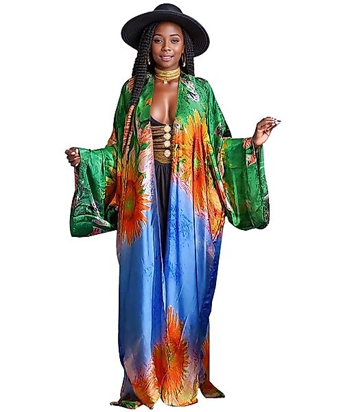 RWEUOQ Kimono Strandtunika Bikini-Überwurf Cardigan aus günstig online kaufen