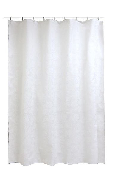Clever-Kauf-24 Duschvorhang Textil-Duschvorhang Roses, weiß, BxH günstig online kaufen